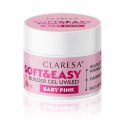 CLARESA Żel budujący do paznokci Soft&Easy Builder - Baby Pink 12g