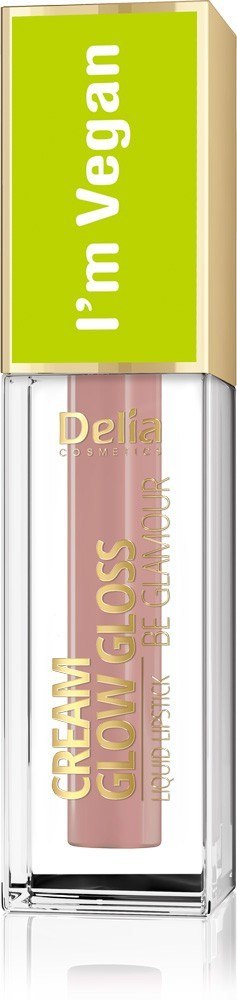 Delia Cosmetics Cream Glow Gloss Wegański Błyszczyk do ust nr 103 Peach Essence 5ml