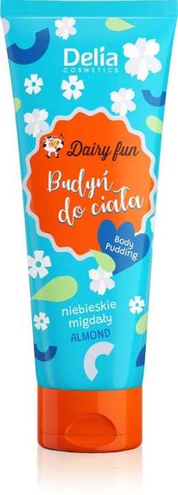 Delia Cosmetics Dairy Fun Budyń do ciała - Niebieskie Migdały (Almond) 250ml