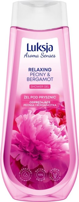 Luksja Aroma Senses Odprężający Żel pod prysznic - Peonia i Bergamotka 500ml