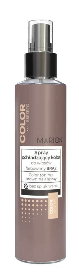 Marion Color Esperto Spray do włosów ochładzający kolor - farbowany brąz 150ml