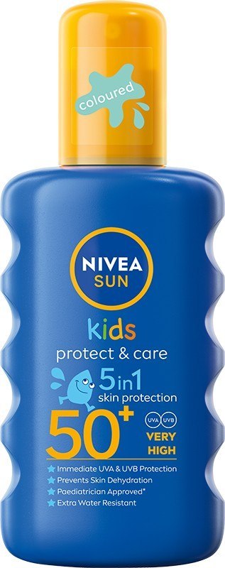 Nivea Sun Kids Spray ochronny dla dzieci Protect&Care 5in1 SPF50+ 200ml