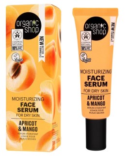 ORGANIC SHOP Nawilżające Serum do cery suchej Apricot & Mango 30ml