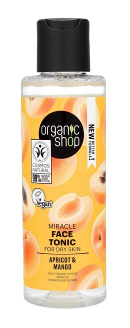 ORGANIC SHOP Nawilżający Tonik do cery suchej Apricot & Mango 150ml