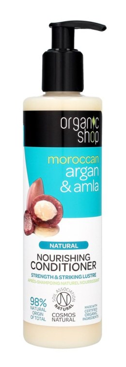 ORGANIC SHOP Odżywczy Balsam do włosów Moroccan Argan & Amla 280ml