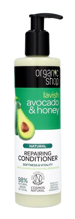 ORGANIC SHOP Regenerująca Odżywka do włosów Lavish Avocado & Honey 280ml