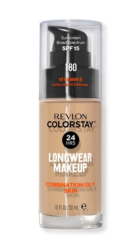 Revlon Colorstay 24H Podkład kryjąco-matujący nr 180 Sand Beige - cera mieszana i tłusta 30 ml