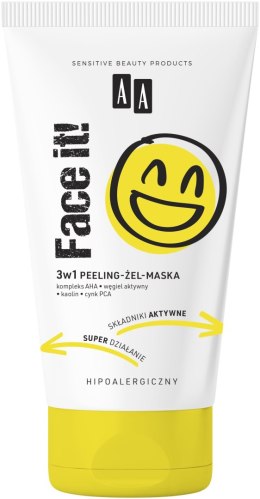 AA Face It! Peeling - Maska - Żel 3w1 150ml