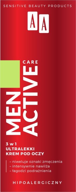 AA Men Active Care Ultralekki Krem pod oczy 3w1 15ml