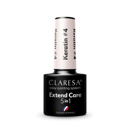 CLARESA Baza pod lakier hybrydowy Extend Care 5in1 Keratin - 4 5g