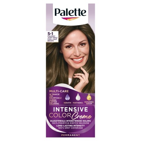 Palette Intensive Color Creme Krem koloryzujący nr 5-1 Chłodny Jasny Brąz 1op.