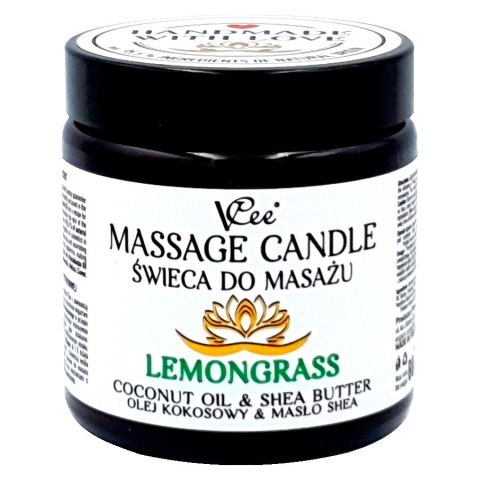 VCEE Świeca do masażu 80g Lemongrass