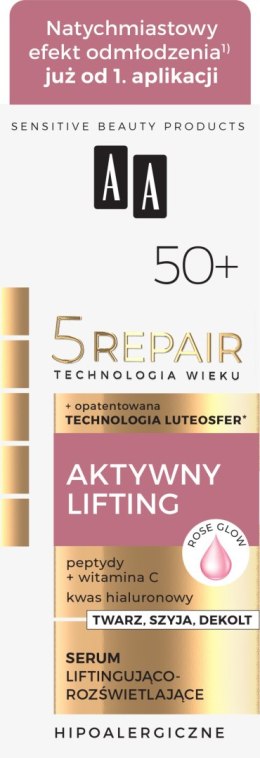 AA TW 5 Repair NEW 50+ Serum Lift Rozświetlajace