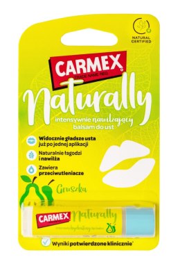 CARMEX Naturally Intensywnie Nawilżający Balsam do ust - Gruszka 4.25g