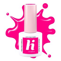 Hi Hybrid Lakier hybrydowy Neon #279 Pink Paris HEMA Free 5ml
