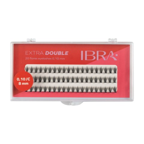 IBRA KĘPKI EXTRA DOUBLE RZĘS SKRĘT C 0,10 8 MM& N