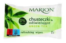Marion Chusteczki odświeżające Green Tea o zapachu zielonej herbaty 1op-15szt