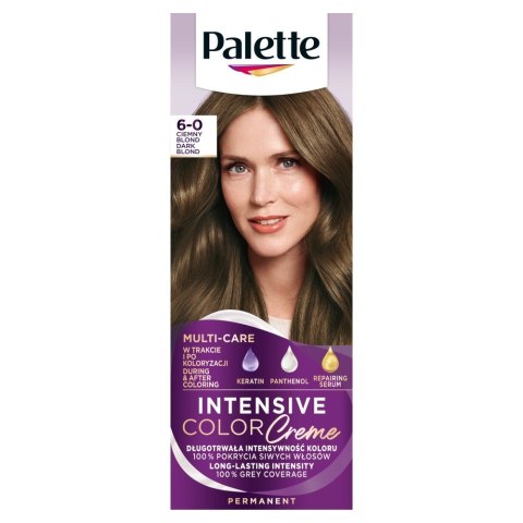 Palette Intensive Color Creme Krem koloryzujący nr 6-0 - Ciemny Blond 1op.