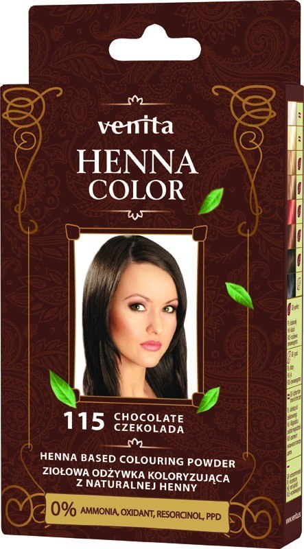 VENITA HENNA 115 CZEKOLADA SASZ 25G