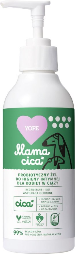YOPE Mama Cica Probiotyczny Żel do higieny intymnej dla kobiet w ciąży 300ml