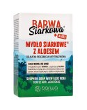 BARWA Siarkowa + Aloes Mydło siarkowe w kostce - z Aloesem 100g