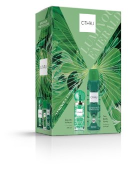 C-THRU Zestaw prezentowy Luminous Emerald (Woda Toaletowa 30ml+Dezodorant spray 150ml)
