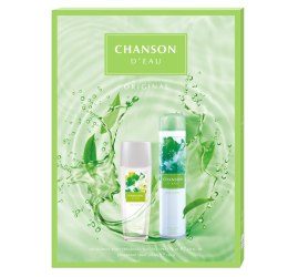 CHANSON D`EAU ORIGINAL Zestaw prezentowy dla kobiet (Deo naturalny spray 75ml+Deo spray 200ml)