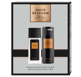 DAVID BECKHAM Zestaw prezentowy Bold Instinct (Dezodorant naturalny spray 75ml+Dezodorant body spray 150ml)