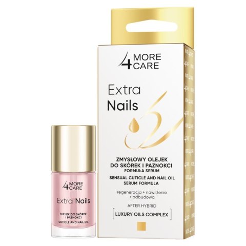 More4Care Extra Nails Zmysłowy Olejek do skórek i paznokci - formuła serum 10ml