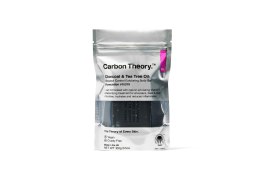 CARBON THEORY Charcoal Tea Tree Oil Złuszczające Mydło do ciała Exfoliating Body Bar
