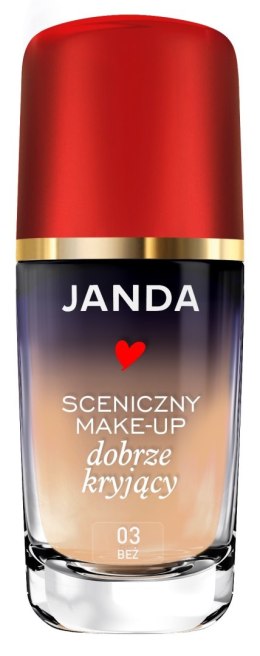 JANDA Make-Up Sceniczny dobrze kryjący nr 03 beż 30ml