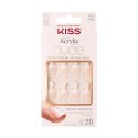 KISS Salon Sztuczne Paznokcie Acrylic French Nude - Breathtaking (RS) 1op.(28szt)