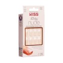 KISS Salon Sztuczne Paznokcie Acrylic French Nude - Cashmere (M) 1op.(28szt)