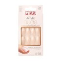 KISS Salon Sztuczne Paznokcie Acrylic French Nude - Leilani (M) 1op.(28szt)
