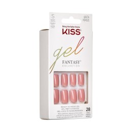 KISS Sztuczne Paznokcie Gel Fantasy - Ribbons (rozmiar S) 1op.(28szt)