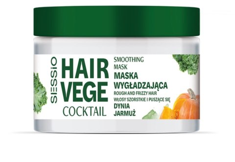 SESSIO Hair Vege Coctail Wygładzająca Maska do włosów szorstkich i puszących się - Dynia i Jarmuż 250ml