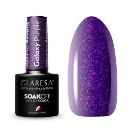 CLARESA Lakier hybrydowy GALAXY PURPLE 5g&