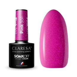 CLARESA Lakier hybrydowy PINK 551 -5g&