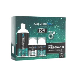 SOLVERX MEN SOFT Zestaw prezentowy dla mężczyzn do pielęgnacji ciała