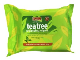 Beauty Formulas Tea Tree Chusteczki oczyszczające od twarzy 1op.-30szt