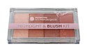 Bell Hypoallergenic Highlight & Blush Kit Zestaw rozświetlaczy i różu 20g