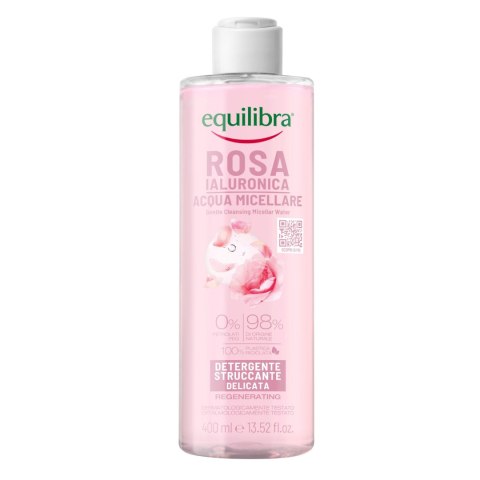 EQUILIBRA Rosa Ialuronica Różana Woda micelarna z kwasem hialuronowym 400ml