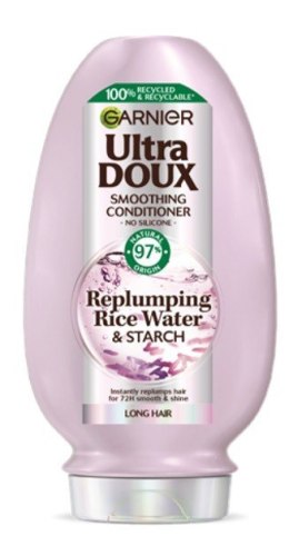 GARNIER Ultra Doux Odżywka do włosów długich Replumping Rise Water & Starch (woda ryżowa i skrobia) 200ml