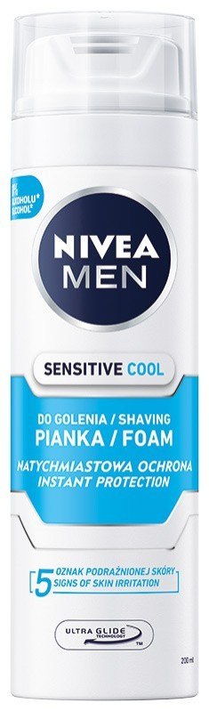 NIVEA MEN Chłodząca pianka do golenia Sensitive Cool 200 ml