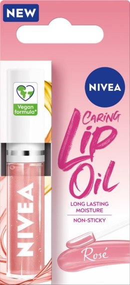 Nivea Caring Lip Oil Nawilżający Olejek do ust Rose 5.5ml