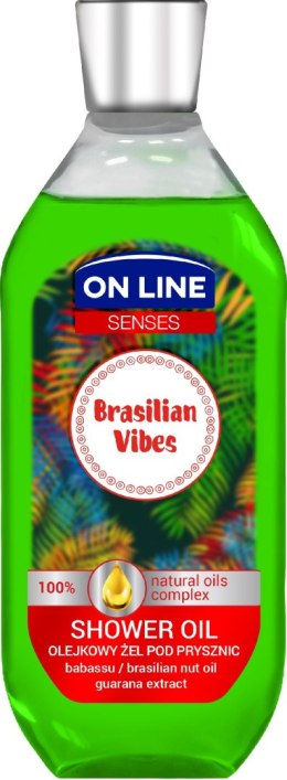 On Line Senses Olejkowy Żel pod prysznic Brasilian Vibes 500ml