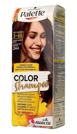Palette Color Shampoo Szampon koloryzujący nr 3-65 (244) Czekoladowy Brąz 1op.