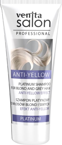 VENITA Salon Professional Szampon platynowy do włosów blond i siwych - efekt Anti-Yellow 200ml