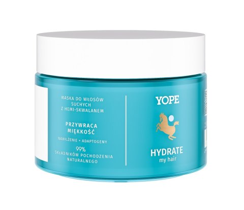 YOPE Hydrate My Hair Maska do włosów suchych z Hemi-Skwalanem 250ml