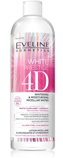 EVELINE White Prestige 4D Wybielająco Nawilżający Płyn micelarny 500ml